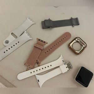 Series 3 38 mm Apple Watch Silver Aluminum & Apple Watch bands